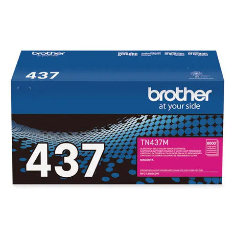BROTHER BROTHER  Ultra High-Yield Toner, 8,000 Page-Yield, Magenta - TN437M