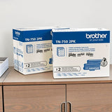 BROTHER Printer Consumables Brother High Yield Black Toner Cartridge Dual Pack (2 x 8,000 Yield) - TN7502PK