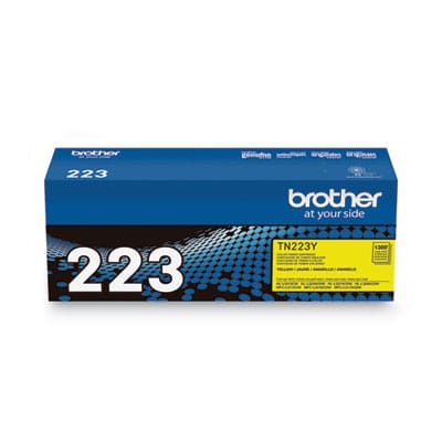 BROTHER Printer Consumables TN223Y Toner, 1,300 Page-Yield, Yellow - TN223Y