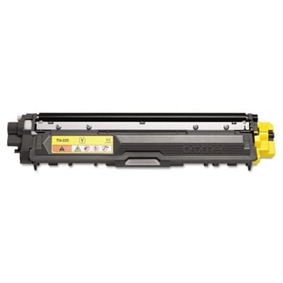 BROTHER Printer Consumables TN225Y High-Yield Toner, 2,200 Page-Yield, Yellow - TN225Y