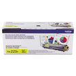 BROTHER Printer Consumables TN225Y High-Yield Toner, 2,200 Page-Yield, Yellow - TN225Y