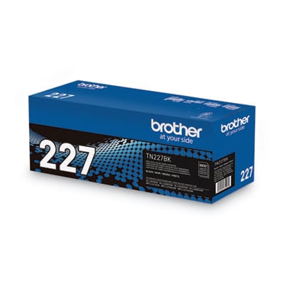 BROTHER Printer Consumables TN227BK High-Yield Toner, 3,000 Page-Yield, Black - TN227BK