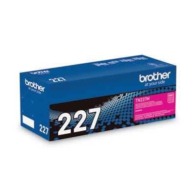 BROTHER Printer Consumables TN227M High-Yield Toner, 2,300 Page-Yield, Magenta - TN227M