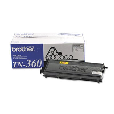 BROTHER Printer Consumables TN360 High-Yield Toner, 2,600 Page-Yield, Black - TN360