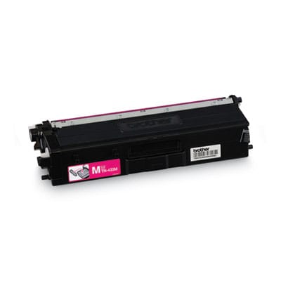 BROTHER Printer Consumables TN433M High-Yield Toner, 4,000 Page-Yield, Magenta - TN433M