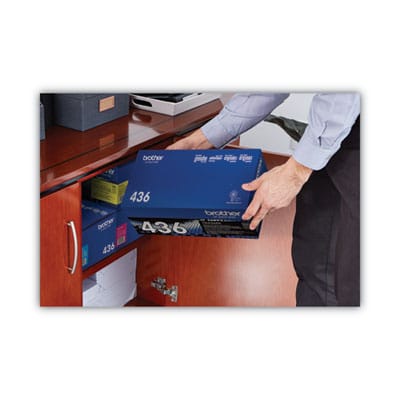 BROTHER Printer Consumables TN436BK Super High-Yield Toner, 6,500 Page-Yield, Black - TN436BK