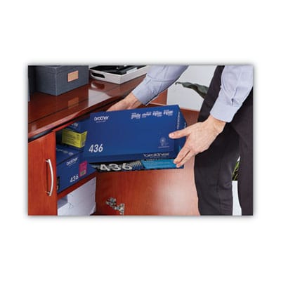 BROTHER Printer Consumables TN436C Super High-Yield Toner, 6,500 Page-Yield, Cyan - TN436C
