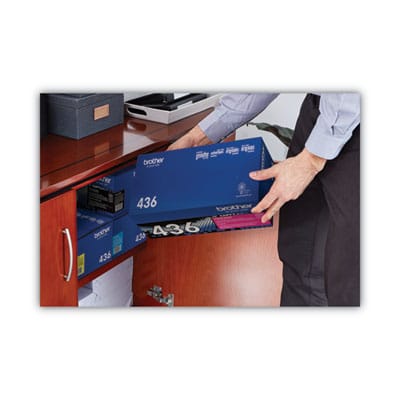 BROTHER Printer Consumables TN436M Super High-Yield Toner, 6,500 Page-Yield, Magenta - TN436M