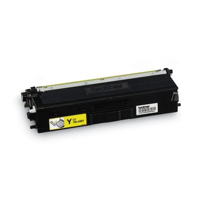 BROTHER Printer Consumables TN436Y Super High-Yield Toner, 6,500 Page-Yield, Yellow - TN436Y