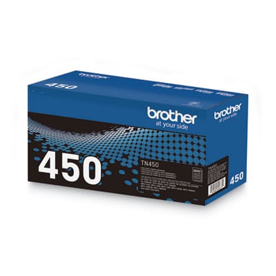 BROTHER Printer Consumables TN450 High Yield Toner, 2,600 Page-Yield, Black - TN450