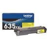 BROTHER Printer Consumables TN635XXL Super High-Yield Toner, 6,500 Page-Yield, Yellow - TN635XXLY