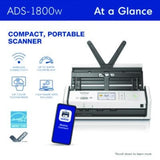 BROTHER Scanner ADS-1800W Compact Desktop Scanner, 600 dpi Optical Resolution, 20-Sheet Duplex Auto Document Feeder - ADS1800W