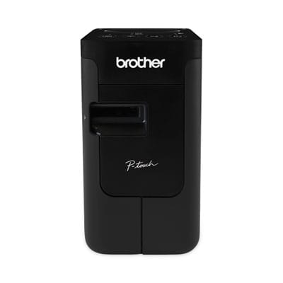 BROTHER Thermal PT-P750W Compact Label Maker with Wireless Enabled Printing, 30 mm/s Print Speed, 6 x 3.12 x 5.62 - PTP750W