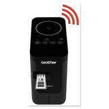 BROTHER Thermal PT-P750W Compact Label Maker with Wireless Enabled Printing, 30 mm/s Print Speed, 6 x 3.12 x 5.62 - PTP750W