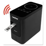 BROTHER Thermal PT-P750W Compact Label Maker with Wireless Enabled Printing, 30 mm/s Print Speed, 6 x 3.12 x 5.62 - PTP750W