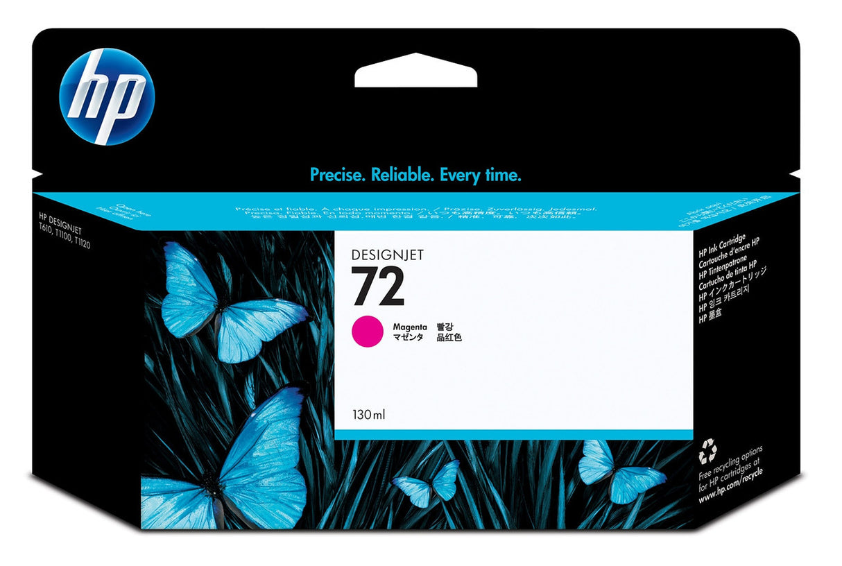 HP 72 130-ml Magenta DesignJet Ink Cartridge C9372A