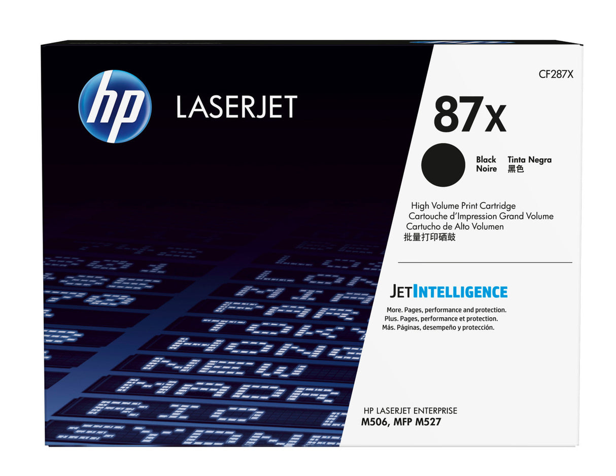 HP 87X High Yield Black Original LaserJet Toner Cartridge CF287X