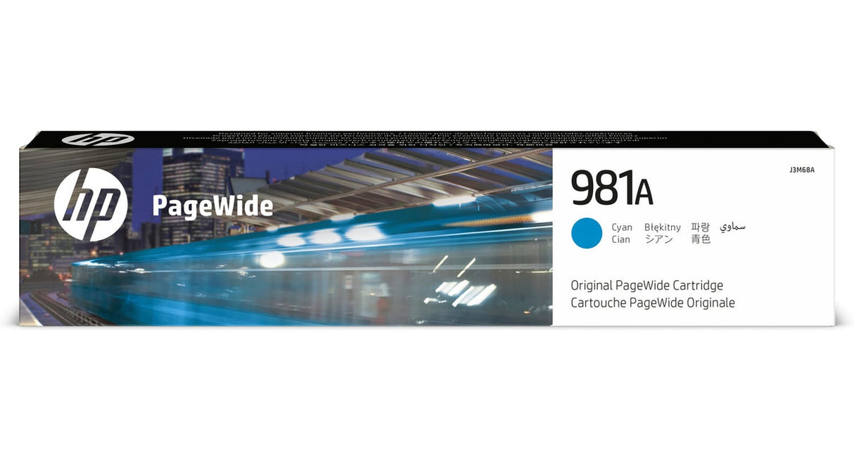 HP 981A Cyan Original PageWide Cartridge J3M68A