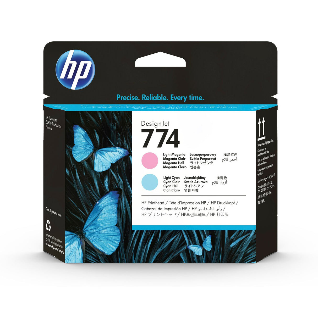 HP 774 Light Magenta/Cyan DesignJet Printhead P2V98A