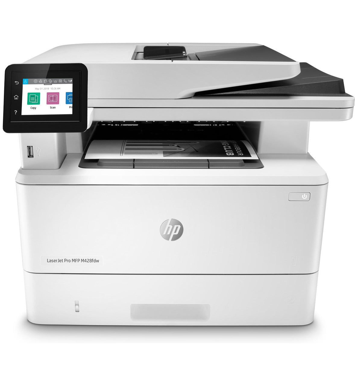 HP LaserJet Pro MFP M428fdw, Black and white, Printer for Business, 50-sheet ADF; Scan to Cloud/Workflow; Dual-sided scanning; Print from USB (Office Docs); Fast 2 sided printing W1A30AR#BGJ