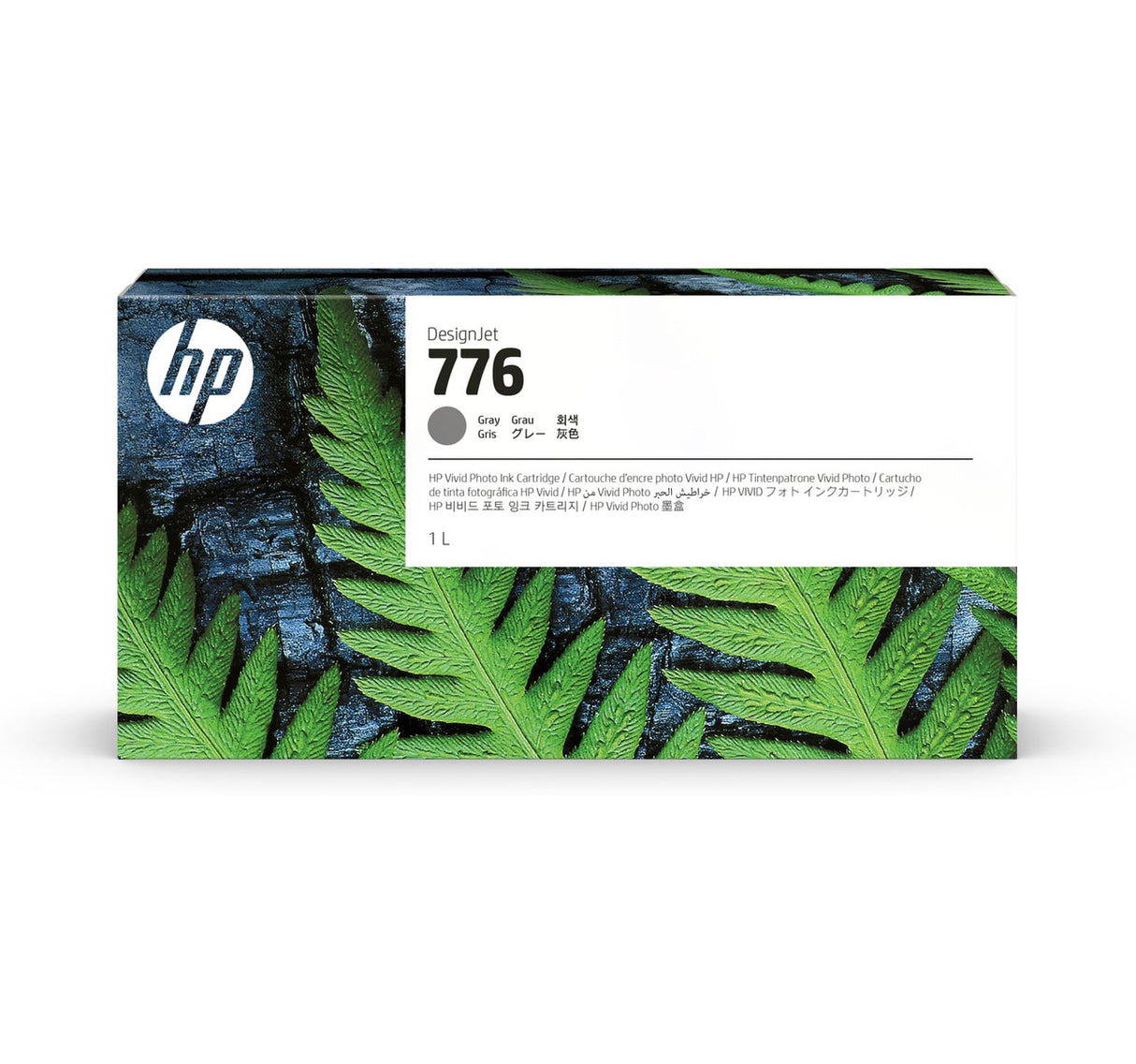 HP 776 1-liter Gray Ink Cartridge 1XB05A