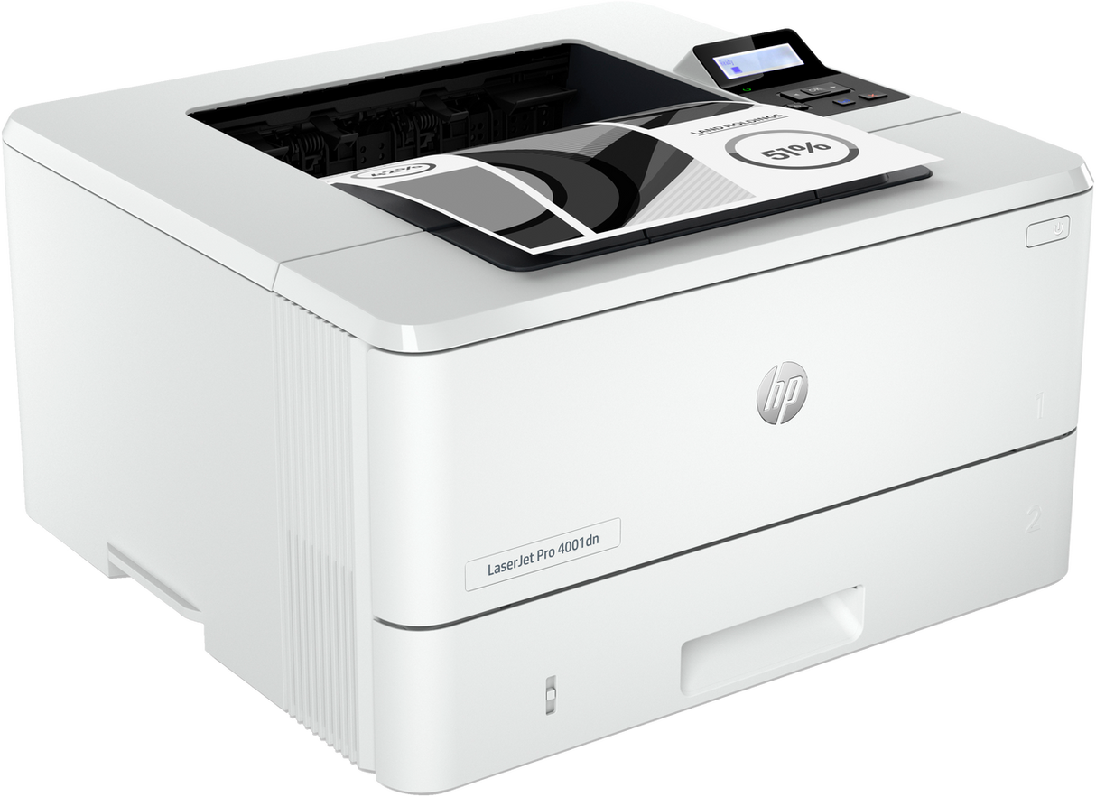 HP LaserJet Pro 4001dn Printer, Black and white, Printer for Small medium business, Print, Two-sided printing 2Z600F#BGJ