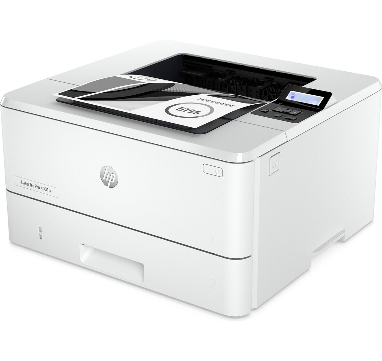 HP LaserJet Pro 4001n Printer, Black and white, Printer for Small medium business, Print, Print from phone or tablet; Two-sided printing 2Z599FR#BGJ