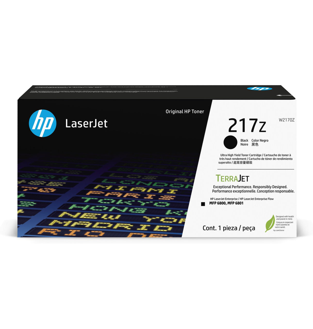 HP 217Z Ultra High Yield Black Original LaserJet Toner Cartridge W2170Z