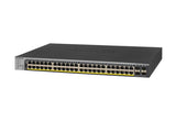 NETGEAR GS752TPP Managed L2/L3/L4 Gigabit Ethernet (10/100/1000) Power over Ethernet (PoE) 1U Black - GS752TPP-300NAS