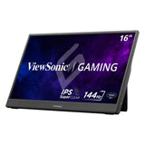 Viewsonic VX1654 portable TV/monitor Portable monitor Black 39.6 cm (15.6") LED 1920 x 1080 pixels - VX1654