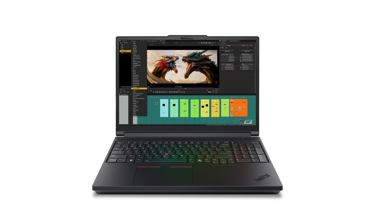 Lenovo ThinkPad P16 Gen 3 Intel Core Ultra 7 255HX Mobile workstation 40.6 cm (16") WQUXGA 64 GB DDR5-SDRAM 1 TB SSD NVIDIA RTX PRO 2000 Blackwell Wi-Fi 7 (802.11be) Windows 11 Pro English Black - 21RQ0018US LENOVO
