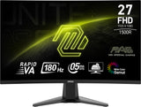 MSI MAG 27C6F computer monitor 68.6 cm (27") 1920 x 1080 pixels Full HD LCD Black - MAG27C6F