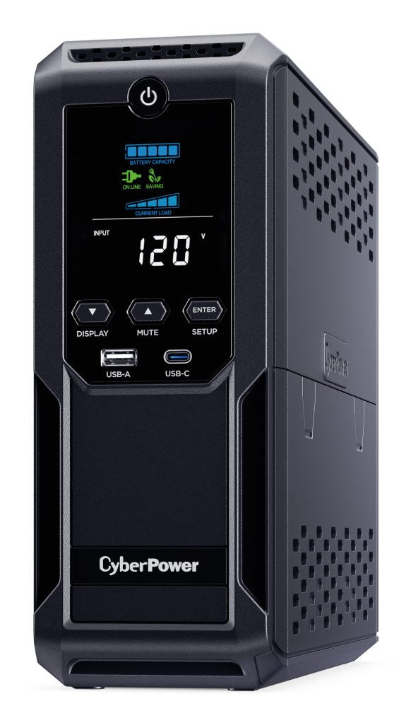 CyberPower LCD Intelligent uninterruptible power supply (UPS) Line-Interactive 1.35 kVA 815 W 12 AC outlet(s) - CP1350AVRLCD3