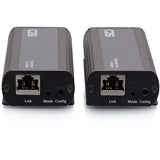 C2G C2G 1-Port USB-C Extender Transmitter to Receiver Kit - 5Gbps Plenum Rated - 1 x Network (RJ-45) - 1 x USB - 32.80 ft Extended Range - Black - C2G54279