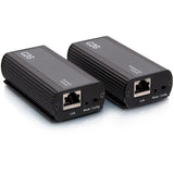 C2G C2G 1-Port USB-C Extender Transmitter to Receiver Kit - 5Gbps Plenum Rated - 1 x Network (RJ-45) - 1 x USB - 32.80 ft Extended Range - Black - C2G54279