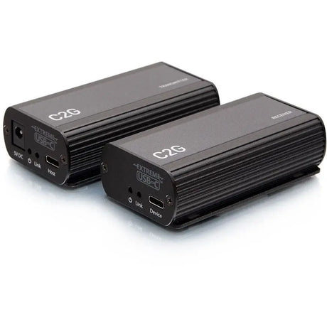 C2G C2G 1-Port USB-C&reg; Extender Transmitter to Receiver Kit - 5Gbps - 1 x Network (RJ-45) - 1 x USB - 33 ft Extended Range - Black - C2G54278