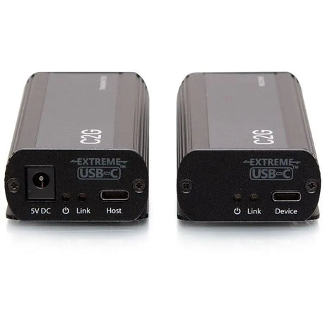 C2G C2G 1-Port USB-C&reg; Extender Transmitter to Receiver Kit - 5Gbps - 1 x Network (RJ-45) - 1 x USB - 33 ft Extended Range - Black - C2G54278