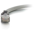 C2G C2G-100ft Cat5e Snagless Unshielded (UTP) Network Patch Cable - Gray - Category 5e for Network Device - RJ-45 Male - RJ-45 Male - 100ft - Gray - 19329