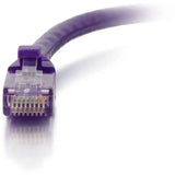 C2G C2G-10ft Cat6 Snagless Unshielded (UTP) Network Patch Cable - Purple - Category 6 for Network Device - RJ-45 Male - RJ-45 Male - 10ft - Purple - 27803