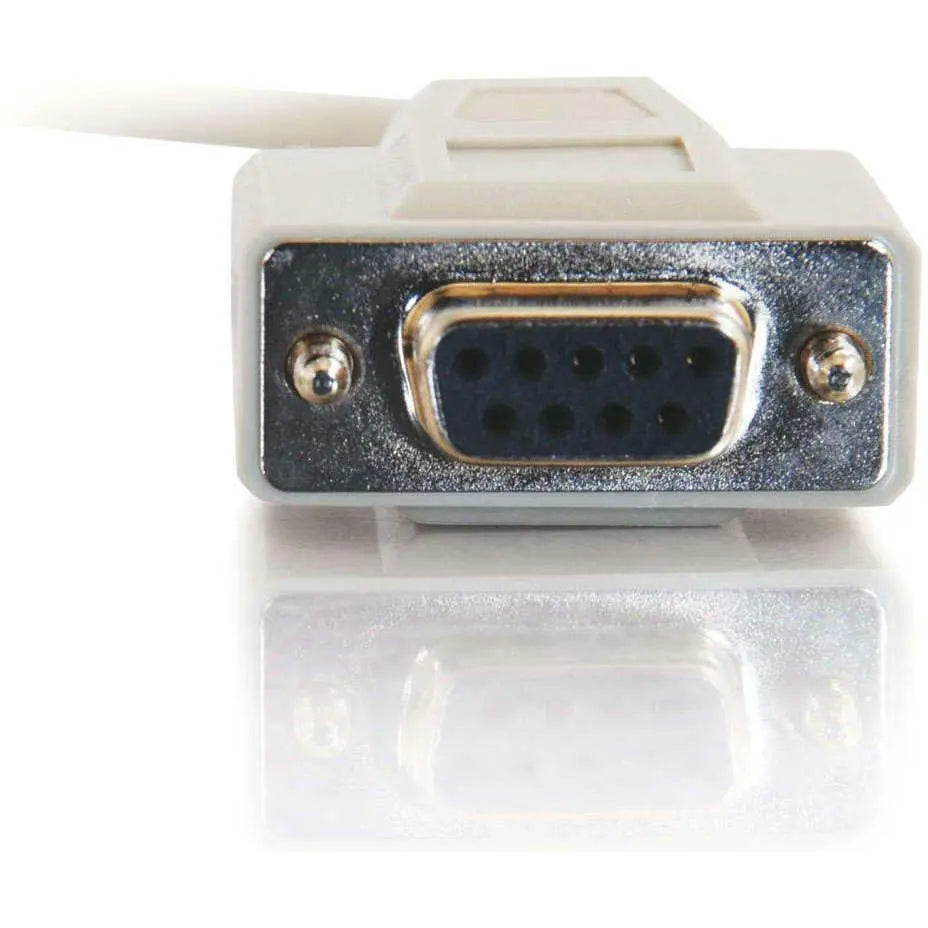 C2G C2G 10ft DB9 F/F Null Modem Cable - Beige - DB-9 Female Serial - DB-9 Female Serial - 10ft - Beige - 03045