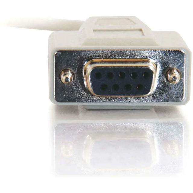 C2G C2G 10ft DB9 F/F Null Modem Cable - Beige - DB-9 Female Serial - DB-9 Female Serial - 10ft - Beige - 03045