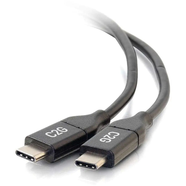 C2G C2G 10ft USB C Cable - USB 2.0 5A - M/M - 10 ft USB Data Transfer Cable for Smartphone, Notebook, Tablet - First End: 1 x Type C Male USB - Second End: 1 x Type C Male USB - 480 Mbit/s - Gold-flash, N...  - 28829