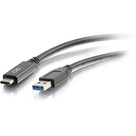 C2G C2G 10ft USB C to USB A Cable - USB 3.2 - 5Gbps -M/M - 10 ft USB Data Transfer Cable for Notebook, Smartphone, Tablet - First End: 1 x Type A Male USB - Second End: 1 x Type C Male USB - 5 Gbit/s - Ni...  - 28833