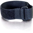 C2G C2G 11in Hook-and-Loop Cable Management Straps - Black - 12pk - Cable Strap - Black - 12 Pack - 29854