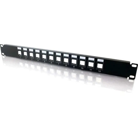 C2G C2G 12-Port Blank Keystone/Multimedia Patch Panel - 12 - 03857