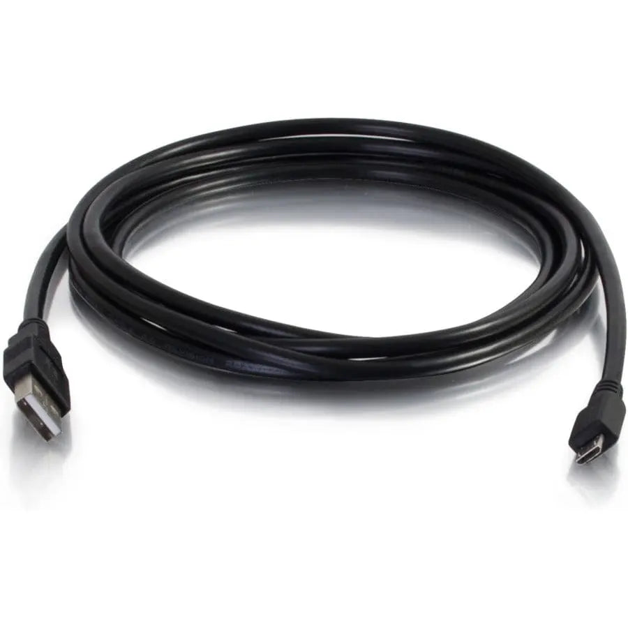 C2G C2G 15ft USB 2.0 A to Micro-USB B Cable - USB Cable - Phone Charging Cable - Connect and charge or transfer data between a portable USB device and a micro-USB port on a computer or other USB device - 27395