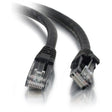 C2G C2G 1ft Cat5e Ethernet Cable - Snagless Unshielded (UTP) - Black - Category 5e for Network Device - RJ-45 Male - RJ-45 Male - 1ft - Black - 26969
