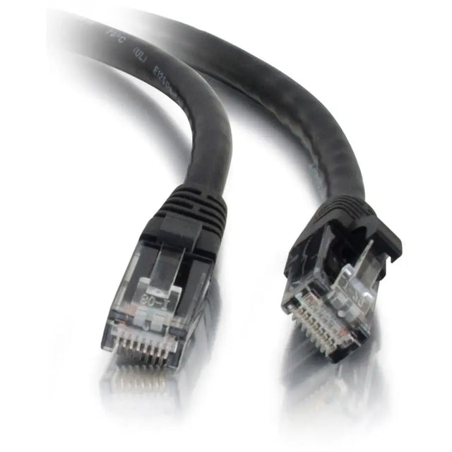 C2G C2G 1ft Cat5e Ethernet Cable - Snagless Unshielded (UTP) - Black - Category 5e for Network Device - RJ-45 Male - RJ-45 Male - 1ft - Black - 26969