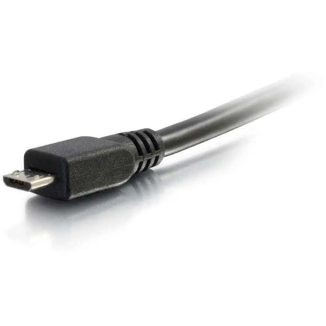 C2G C2G 1m USB Charging Cable - USB A to Micro-B - USB Phone Cable M/M 3ft - Type A Male USB - Micro Type B Male USB - 3ft - Black - 27364