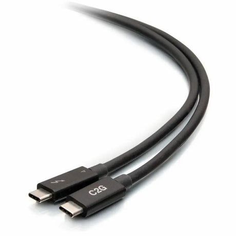 C2G C2G 2.5ft Thunderbolt 4 USB C Cable - USB C to USB C - 40Gbps - M/M - 2.50 ft Thunderbolt 4 A/V Cable for Smartphone, Notebook, Tablet, Computer, Mobile Device - First End: 1 x Thunderbolt 4 Type C - ...  - C2G28886
